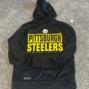 NFL Pittsburgh Steelers Black and Yellow Hoodie